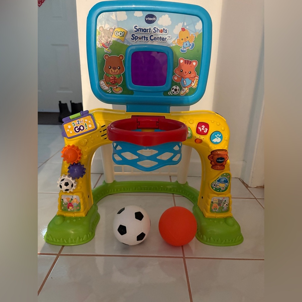 VTech Smart Shots Sports Center - Yellow and Green